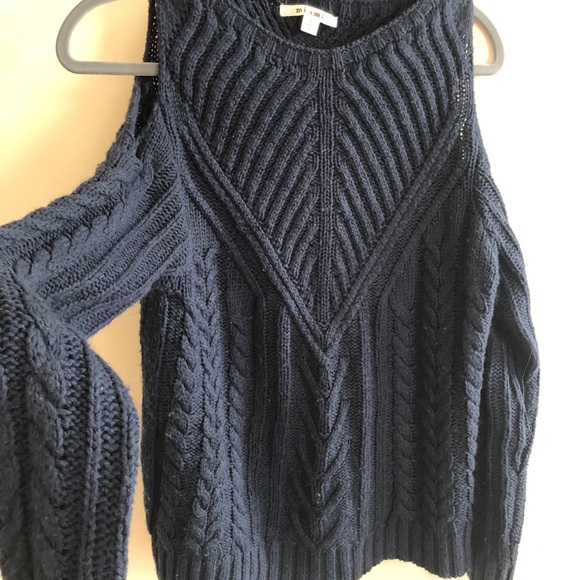 Navy knitted sweater - Picture 2 of 3